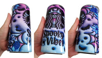 Blurple Starbucks Spooky Vibes Tumbler