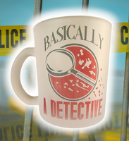 Basically A Detective Frosted Mug