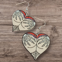 Seductive Heart Earrings (Pair)