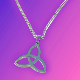 Triquetra Stainless Steel Necklace