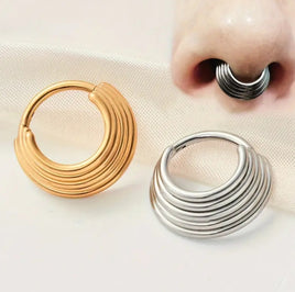 Stacked Hinged Segment Ring (Sold Individually)