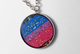 Bisexual Pride Flag Necklace