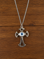 Evil Eye Cross Necklace