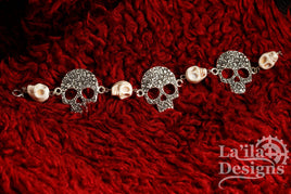 Floral Skulls Bracelet