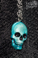 Blue Skull Necklace