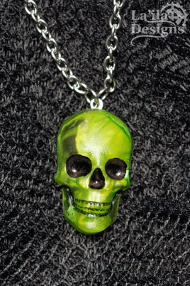 Green Skull Necklace