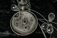 Handpainted Moon Necklace