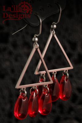 Triangle Teardrop Earrings