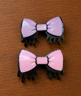 Dripping Bow Hair Clip (Sold Individually)