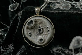 Handpainted Moon Necklace