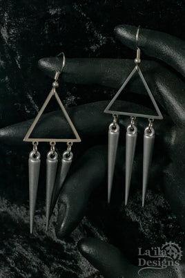 Triangle Spike Earrings