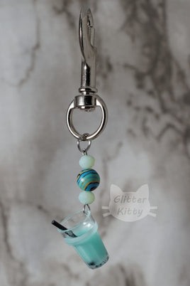 Light Blue Boba Bag Charm
