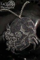 Dark Holo Skull Necklace