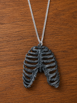 Ribcage Skeletal Necklace