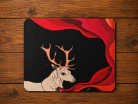 Deer Swirl Mousepad