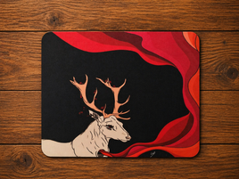 Deer Swirl Mousepad