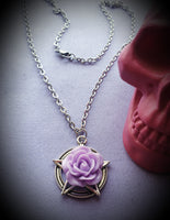 Pentagram Rose Necklace