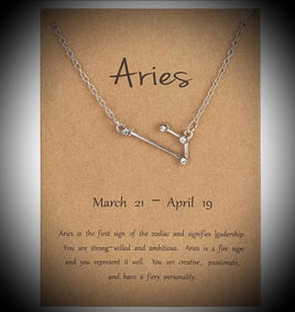 Aries Zodiac Constellation Necklace